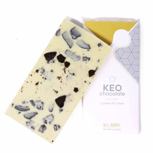 Cookies ’N’ Crème Chocolate | 500mg THC | Keo Edibles