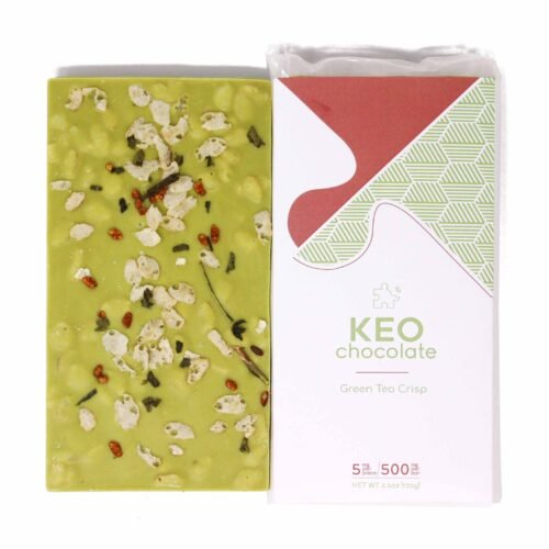 Green Tea Crisp Chocolate | 500mg THC | Keo Edibles