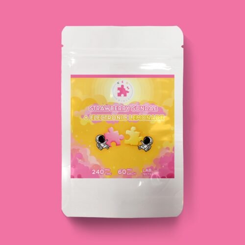 Strawberry and Lemonade Puzzle Gummies | 240mg | Keo Edibles